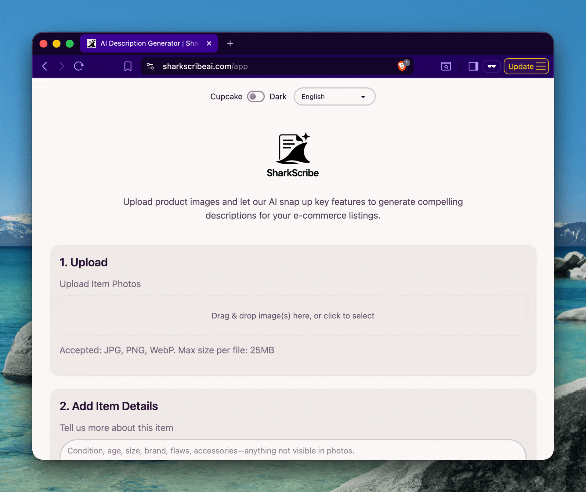 AI for car sellers demo showing AI-powered image analysis